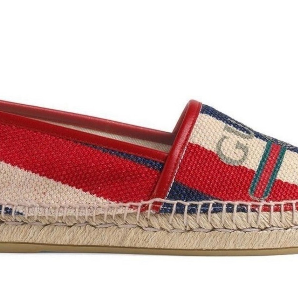 Gucci Red and Blue Espadrilles
